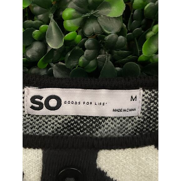 NWT SO size M women’s Soft Black and White Cami - Picture 3 of 5